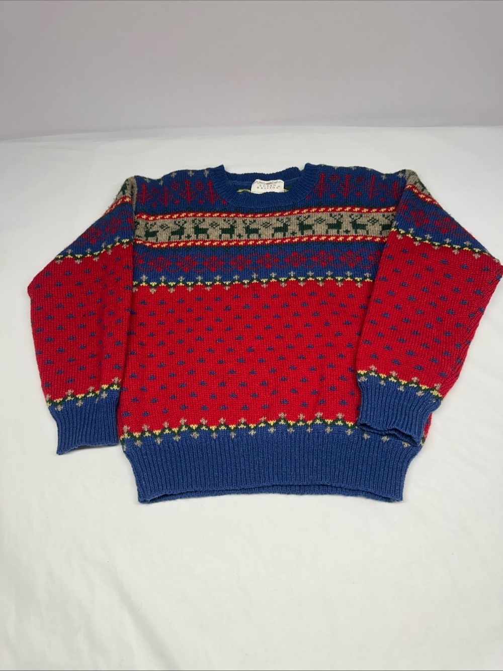 susan bristol sweater wool M 1989 Vintage Kids